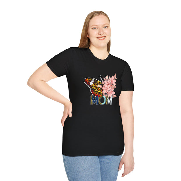 Butterfly Mom Unisex Softstyle T-Shirt