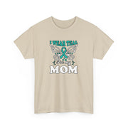 I Wear Teal Unisex Heavy Cotton Tee