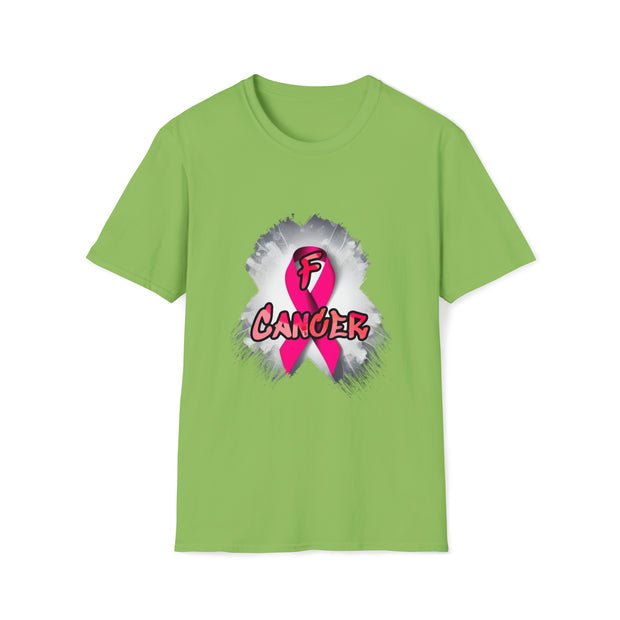 F cancer Unisex Softstyle T-Shirt