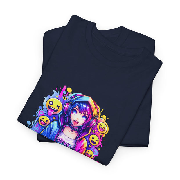 Graffiti Anime Girls Unisex Heavy Cotton Tee