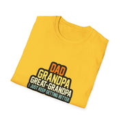 Dad Grandpa Great Grandpa Unisex Softstyle T-Shirt