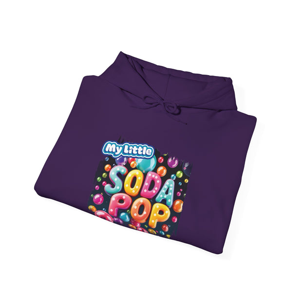 My Little Soda Pop Hooded Sweatshirt, Trendy Unisex Pullover, Fun Gift for Teens, Casual Wear, Comfortable Street Style