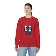 Horror Movie Cats Unisex Heavy Blend™ Crewneck Sweatshirt