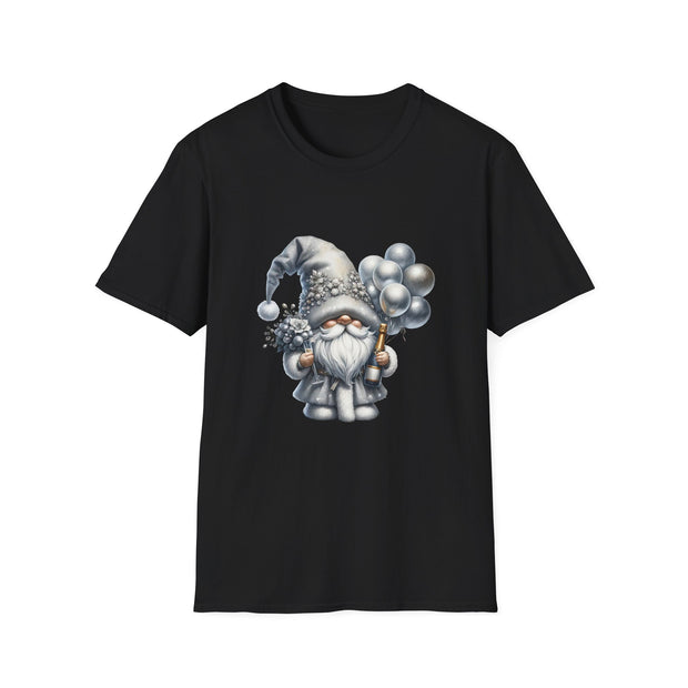 New Year Gnome Unisex Softstyle T-Shirt