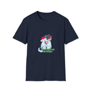 Christmas cat Unisex Softstyle T-Shirt