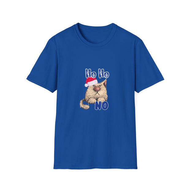 Christmas cat Unisex Softstyle T-Shirt