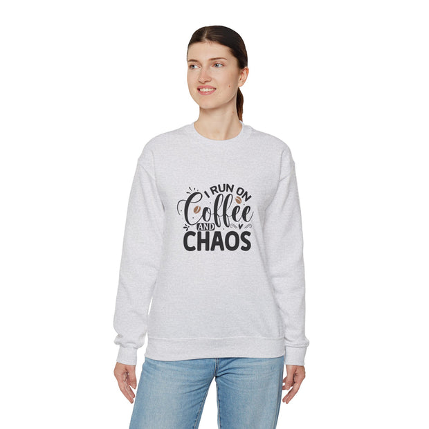Coffee and Chaos Unisex Heavy Blend™ Crewneck Sweatshirt