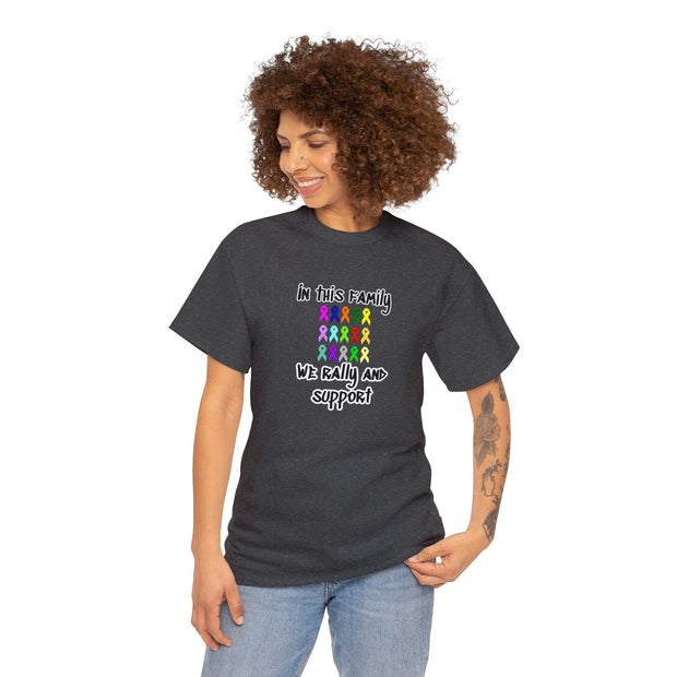 Cancer Support Unisex Heavy Cotton Tee