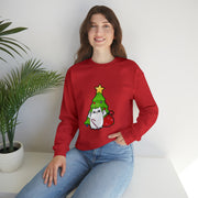 Christmas cat Unisex Heavy Blend™ Crewneck Sweatshirt