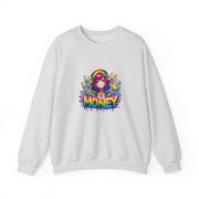 Graffiti Anime Girls Unisex Heavy Blend™ Crewneck Sweatshirt