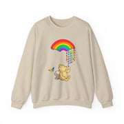 Winnie the Pooh Raining Pride Unisex Heavy Blend™ Crewneck Sweatshirt