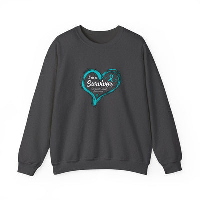 I am a Survivor Unisex Heavy Blend™ Crewneck Sweatshirt
