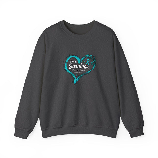 I am a Survivor Unisex Heavy Blend™ Crewneck Sweatshirt