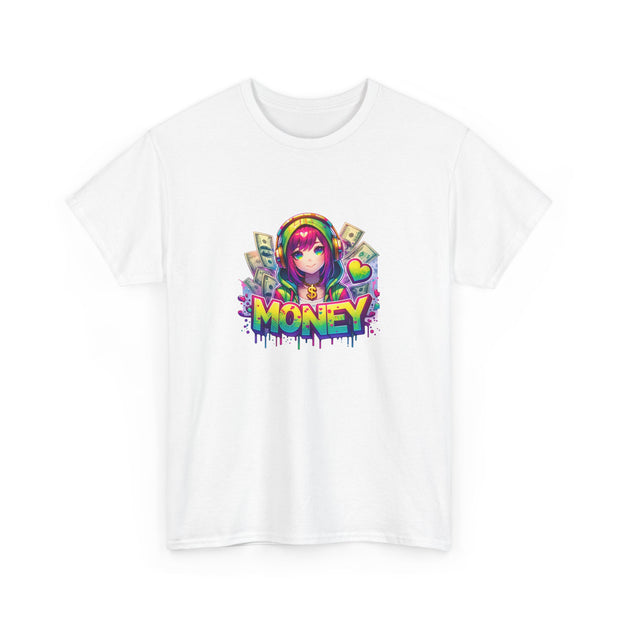 Graffiti Anime Girls Unisex Heavy Cotton Tee
