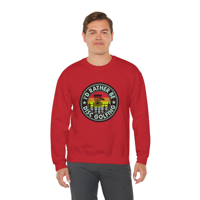 I’d Rather Be Disc Golfing Unisex Heavy Blend™ Crewneck Sweatshirt