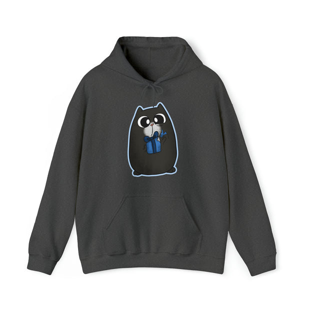 Christmas cat Unisex Heavy Blend™ Hooded Sweatshirt