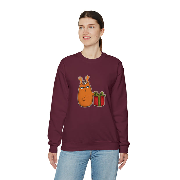 Christmas cat Unisex Heavy Blend™ Crewneck Sweatshirt