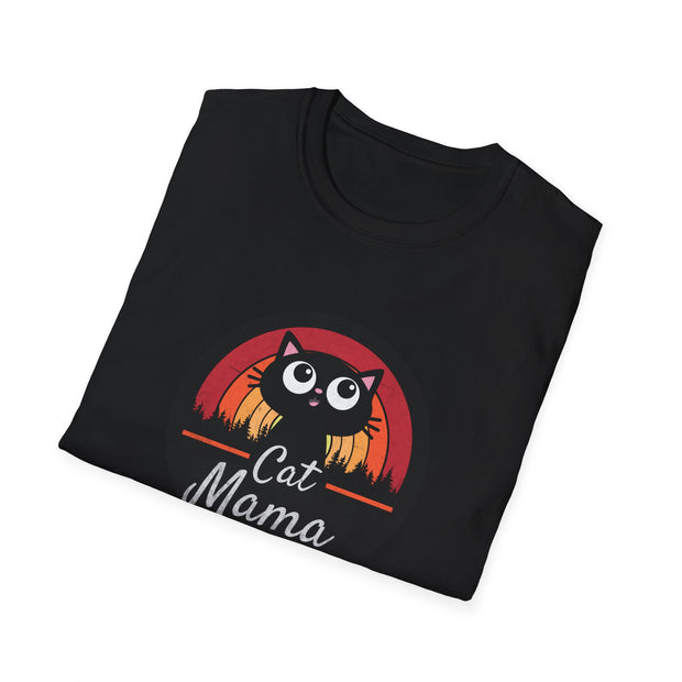 Cat Mama Unisex Softstyle T-Shirt