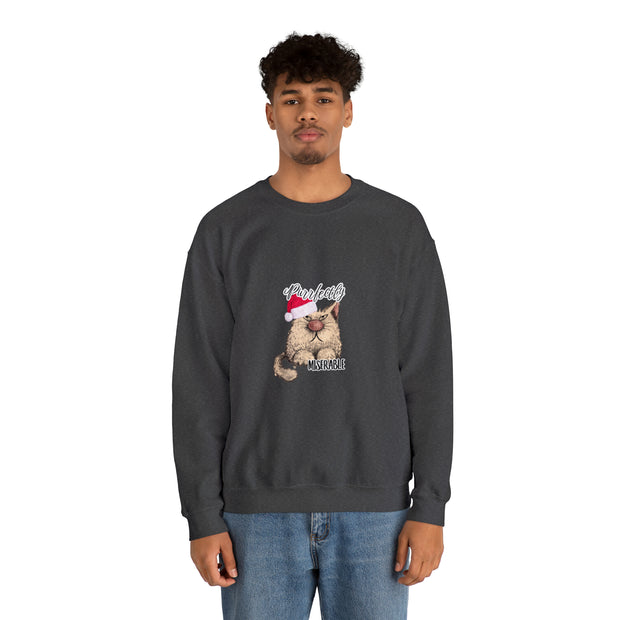 Christmas cat Unisex Heavy Blend™ Crewneck Sweatshirt