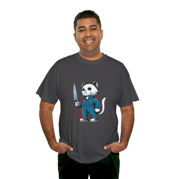 Horror Movie Cats Unisex Heavy Cotton Tee