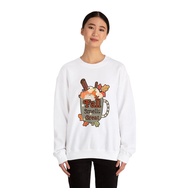 Fall Smells Great Unisex Heavy Blend™ Crewneck Sweatshirt