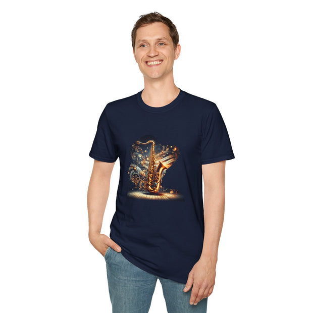Saxophone Unisex Softstyle T-Shirt
