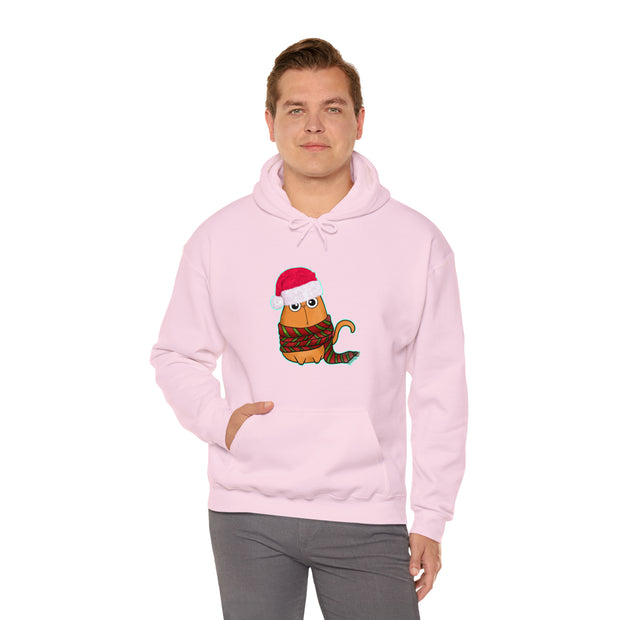 Christmas cat Unisex Heavy Blend™ Hooded Sweatshirt