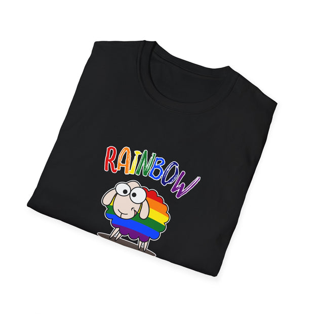 Rainbow Sheep Unisex Softstyle T-Shirt