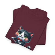 Horror Movie Cats Unisex Heavy Cotton Tee