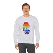 Pride Fingerprint Unisex Heavy Blend™ Crewneck Sweatshirt