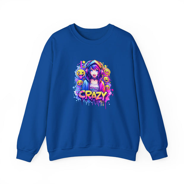 Graffiti Anime Girls Unisex Heavy Blend™ Crewneck Sweatshirt