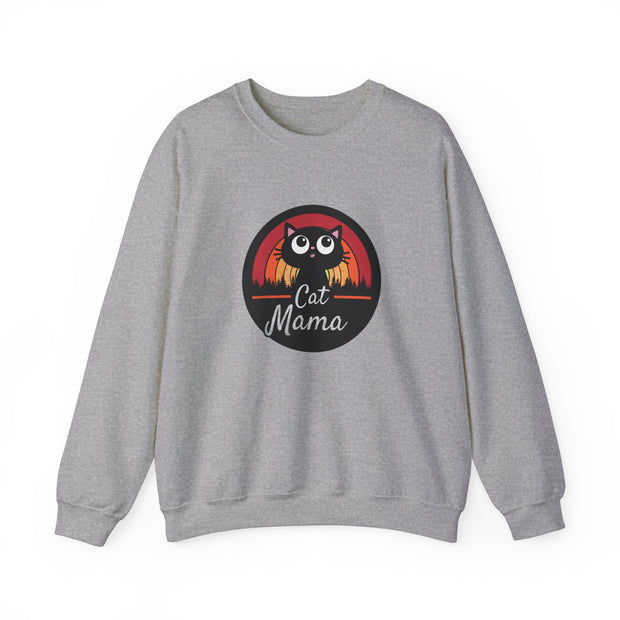 Cat Mama Unisex Heavy Blend™ Crewneck Sweatshirt