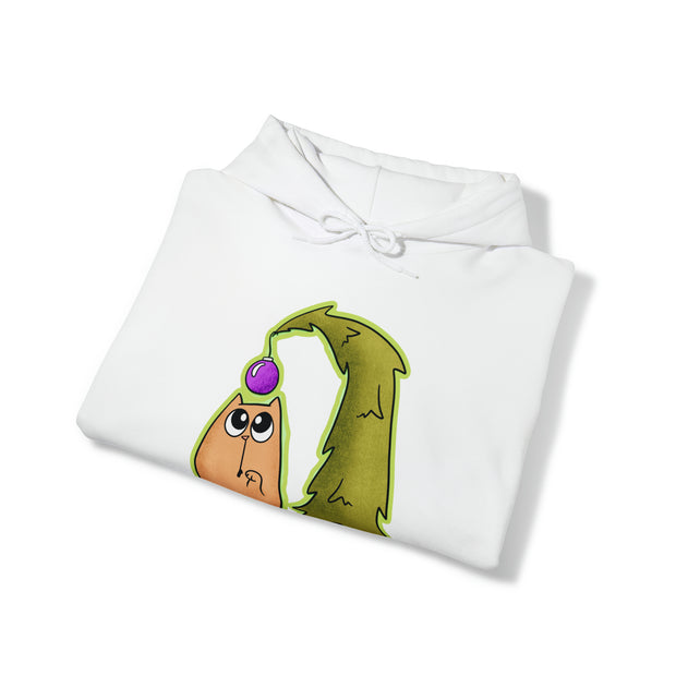 Christmas Cat Unisex Heavy Blend™ Hooded Sweatshirt