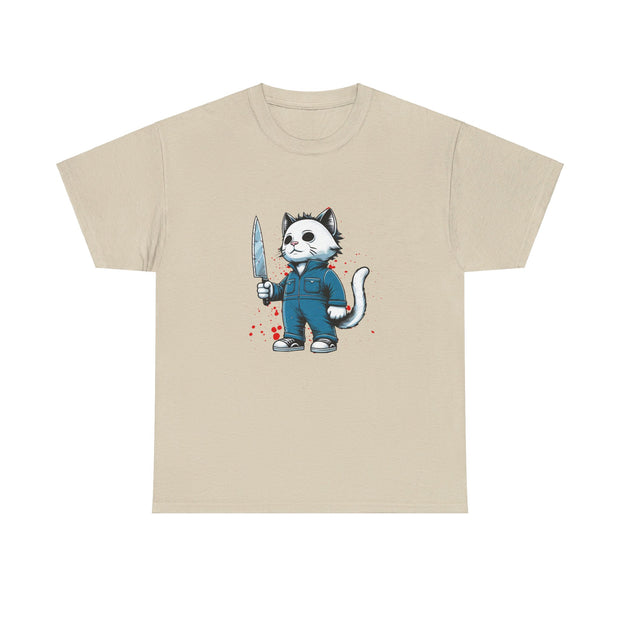 Horror Movie Cats Unisex Heavy Cotton Tee