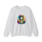 Graffiti Anime Girls Unisex Heavy Blend™ Crewneck Sweatshirt