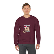 Christmas cat Unisex Heavy Blend™ Crewneck Sweatshirt
