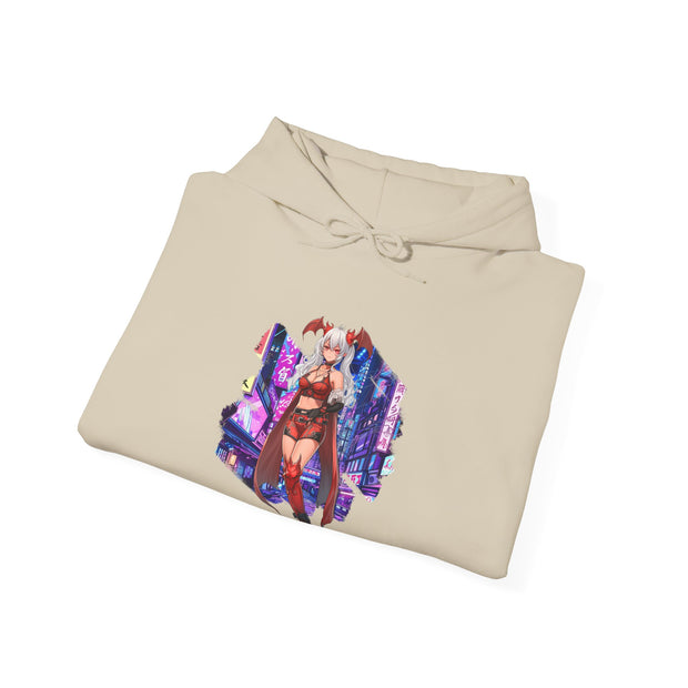 Anime Female Demon Unisex Heavy Blend™ Hooded Sweatshirt
