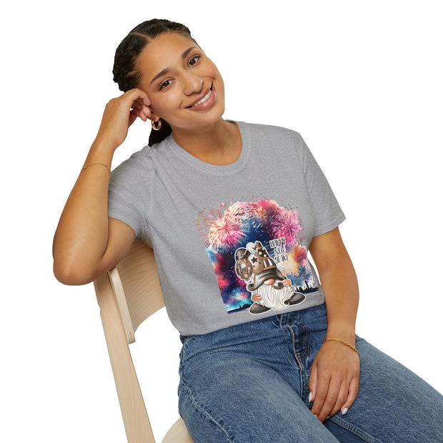 Gnome New Year Unisex Softstyle T-Shirt