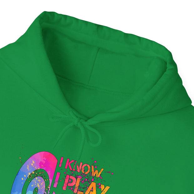 I Know I Play Like A Girl Unisex Heavy Blend™ Hooded Sweatshirt
