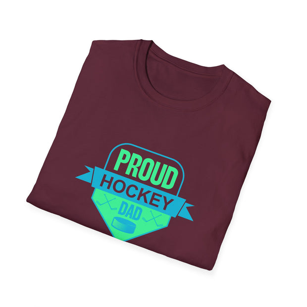 Proud Hockey Dad Unisex Softstyle T-Shirt