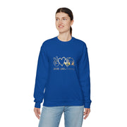 Peace Love Camping Unisex Heavy Blend™ Crewneck Sweatshirt