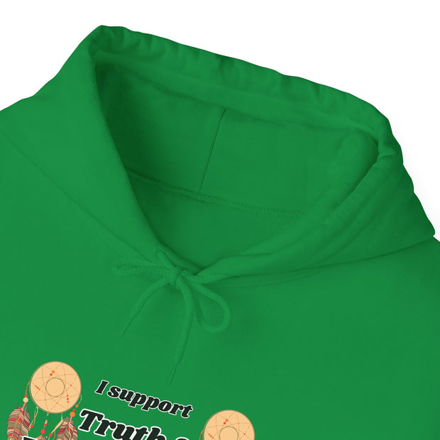 I Support Truth & Reconciliation Unisex Heavy Blend™ Hooded Sweatshirt