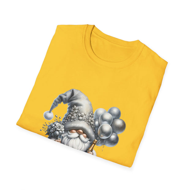 New Year Gnome Unisex Softstyle T-Shirt
