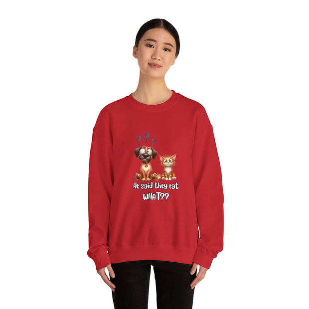 They Eat What Unisex Heavy Blend™ Crewneck Sweatshirt