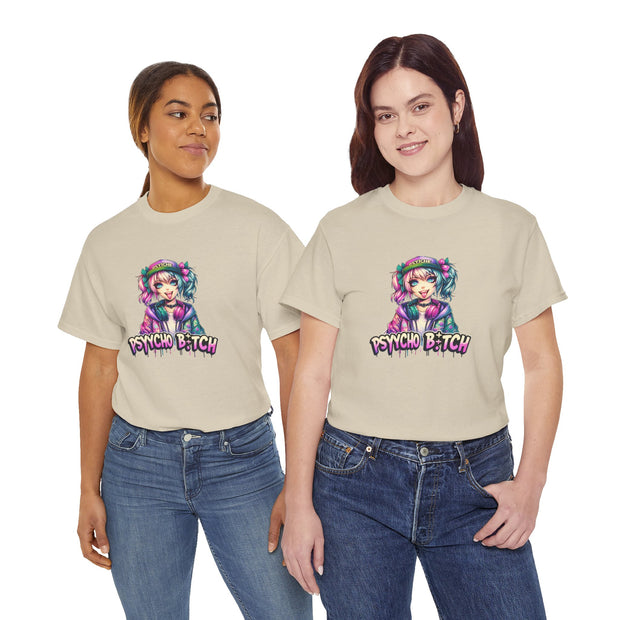 Graffiti Anime Girls Unisex Heavy Cotton Tee