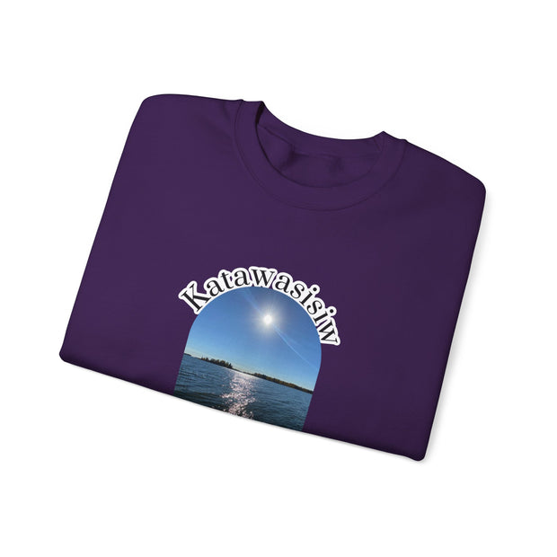 Cree Saskatchewan Skies Unisex Heavy Blend™ Crewneck Sweatshirt