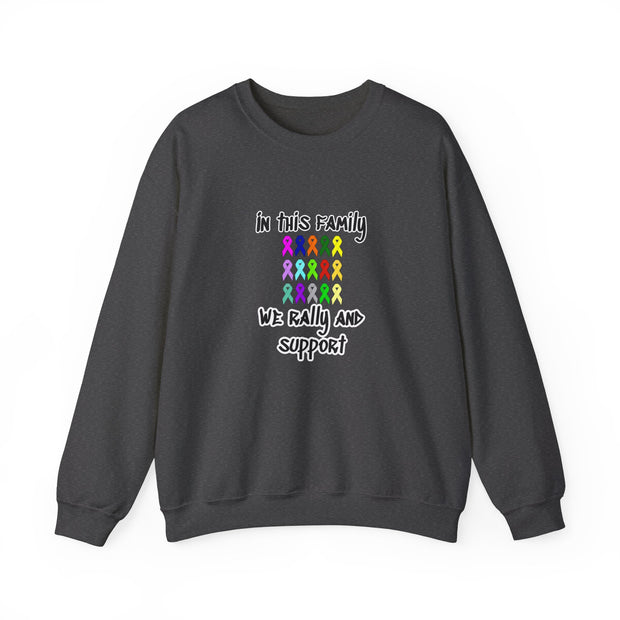 Cancer Family Support Unisex Heavy Blend™ Crewneck Sweatshirt