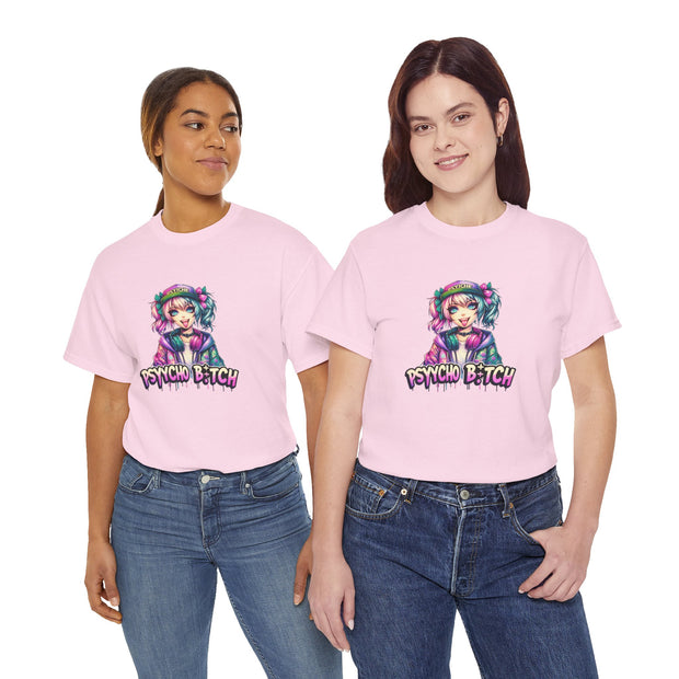 Graffiti Anime Girls Unisex Heavy Cotton Tee