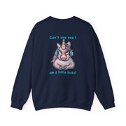 Busy Gaming Unicorn Unisex Heavy Blend™ Crewneck Sweatshirt