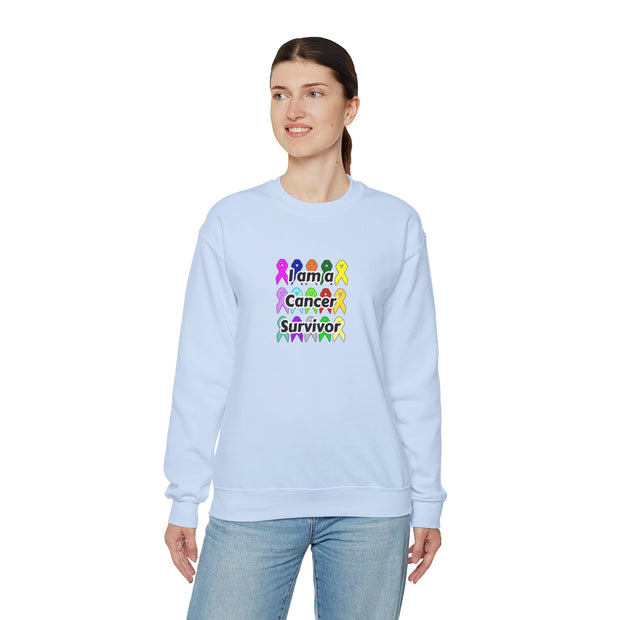 Cancer Survivor Unisex Heavy Blend™ Crewneck Sweatshirt